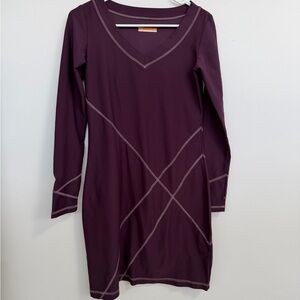 Lucy Deep Purple Long Sleeve Dress